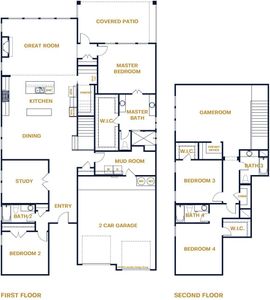 New construction Single-Family house 202 Drawbridge Dr, Georgetown, TX 78633 plan Whitehall - image 2