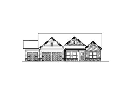 New construction Single-Family house 111 Nannies Cir, Williamston, SC 29697 plan (SC)Everett A.1 3 Front Entry - image