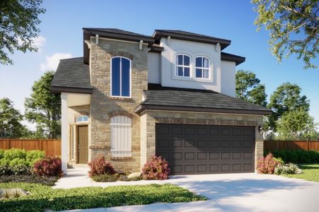 New construction Single-Family house 11428 Crazy Alice Run, Austin, TX 78653 plan Lamar - image