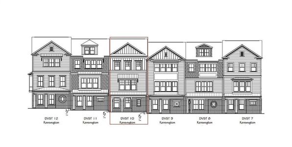 New construction Townhouse house 1980 Flying Scotsman Dr, Unit 10, Kennesaw, GA 30144 Kensington- photo 16 16