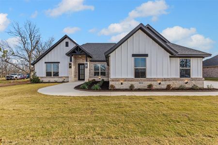 New construction Single-Family house 3012 Hazlewood Road, Granbury, TX 76049 - photo 0