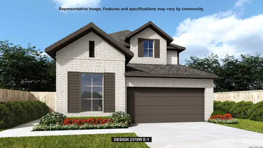 New construction Single-Family house 5073 Obispo Cir, Schertz, TX 78124 plan 2370W - image