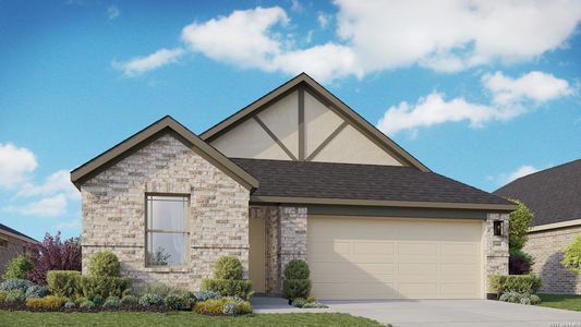 New construction Single-Family house 2253 Altiplano, San Antonio, TX 78245 plan Bermuda - image