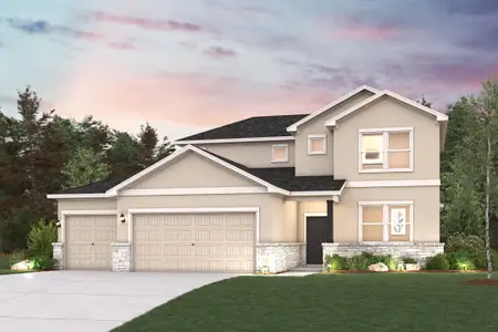 New construction Single-Family house 177 Paddle Wheel Path, Kyle, TX 78640 plan Lassen 10' - image