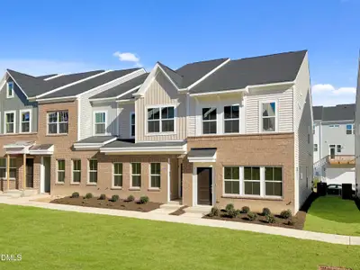 New construction Townhouse house 140 Silver Fir Ln, Unit 246, Garner, NC 27529 plan Clover - image