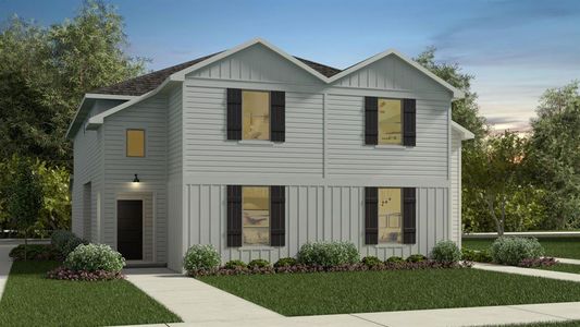 New construction Townhouse house 3437 Lake District Lane, Fort Worth, TX 76135 EDEN- photo 0