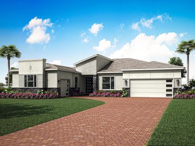 New construction Single-Family house 10646 Sw Vineyard Drive, Port Saint Lucie, FL 34987 Monaco- photo 0