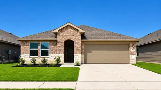 New construction Single-Family house 16717 Hudson Prairie Wy, Fort Worth, TX 76247 plan Lakeway - image