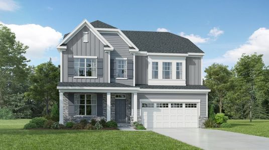 New construction Single-Family house 2901 Hanging Valley Way, Wake Forest, NC 27587 Galvani II- photo 0