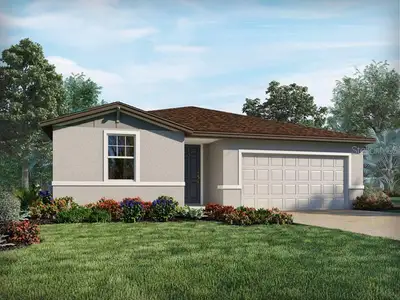 New construction Single-Family house 1773 Forest Run Ln, Auburndale, FL 33823 plan Foxglove - image