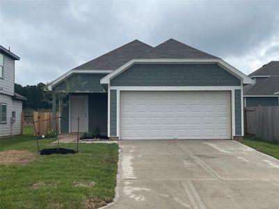 New construction Single-Family house 14010 Mount Hunter Drive, Willis, TX 77318 The Grove- photo 0