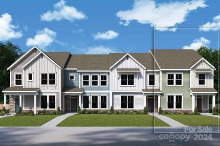 New construction Townhouse house 10509 Boudreaux Street, Huntersville, NC 28078 The Gardengate- photo 0