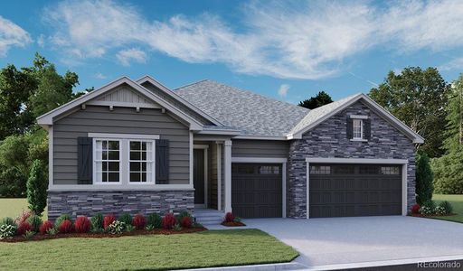 New construction Single-Family house 1626 Gentle Rain Drive, Castle Rock, CO 80109 Darius- photo 0