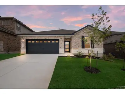 New construction Single-Family house 10534 Briceway Clb, San Antonio, TX 78254 plan The Asheville K - image
