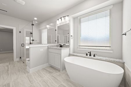 New construction Single-Family house 604 S Hidden Lakes Dr, DeSoto, TX 75115 plan Brentwood III FSW w/Media - image 15