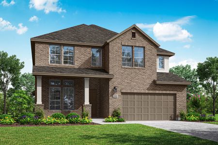 New construction Single-Family house 1708 Morning Mist Dr, Georgetown, TX 78628 plan Garner - image