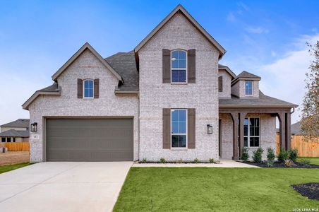 New construction Single-Family house 152 Lacey Oak, Castroville, TX 78009 plan Blenheim Plan - image