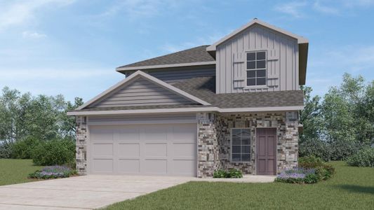 New construction Single-Family house 2009 Arbuckle Dr, Leander, TX 78641 plan The Hanna - image