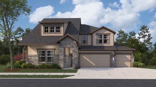 New construction Single-Family house 1605 Magnolia Farm Way, Georgetown, TX 78628 Hudson II- photo 0