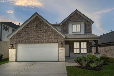 New construction Single-Family house 1928 Scarlet Yaupon Way, Conroe, TX 77301 - photo 0