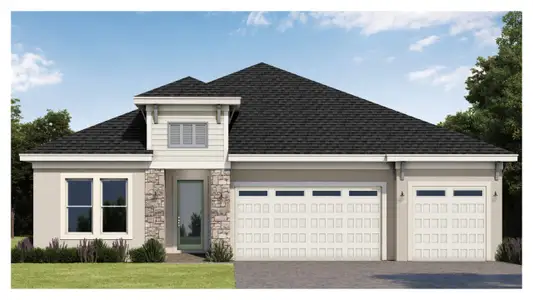 New construction Single-Family house 1212 Hammond Ave, Ormond Beach, FL 32174 plan Flamingo (BL) - image