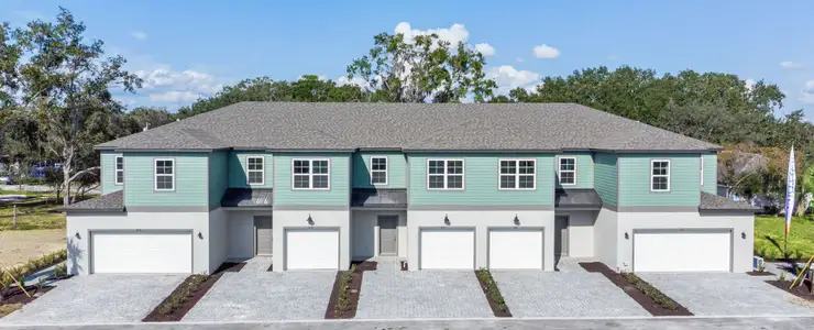 New construction Townhouse house 630 Cedar Elm Ct, Eustis, FL 32726 plan Palmer - image