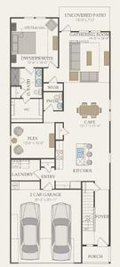 Pulte Homes, Gustine floor plan