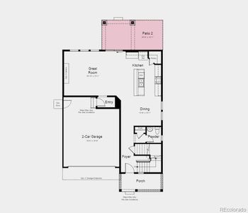 Structural options added include:  Extended patio, and 8' interior doors on main level.