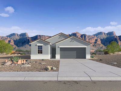 New construction Single-Family house 35961 West San Ildefanso Avenue, Maricopa, AZ 85138 - photo 0