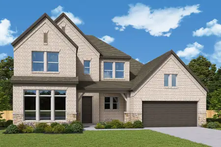 New construction Single-Family house 3324 Double Spur Trl, Georgetown, TX 78628 plan The Presidio - image