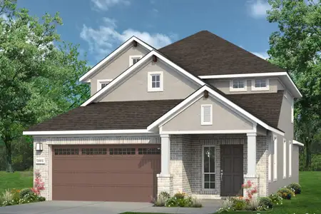New construction Single-Family house 2605 Sam Bass Rd, Unit 111, Round Rock, TX 78681 plan Clear Creek 2107 - image