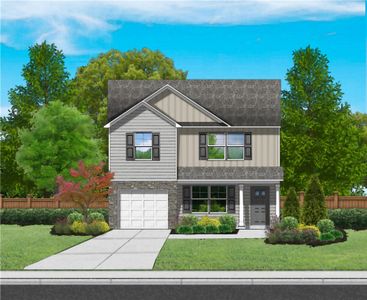 New construction Single-Family house 548 Seaborn Cir, Pendleton, SC 29670 plan Trenton - image