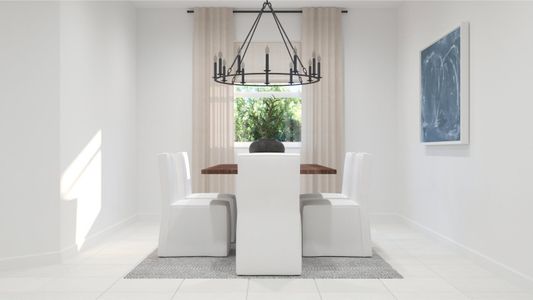 Anchor plan dining room