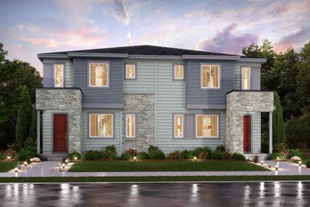 New construction Duplex house 13865 Deertrack Ln, Parker, CO 80134 plan Blue Spruce - image