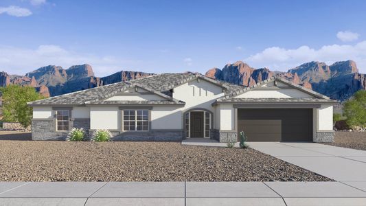 New construction Single-Family house 17684 W Brown St, Waddell, AZ 85355 plan Sedona - image