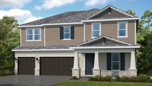 New construction Single-Family house 11289 Kingly Ln, Odessa, FL 33556 plan Carmel - image