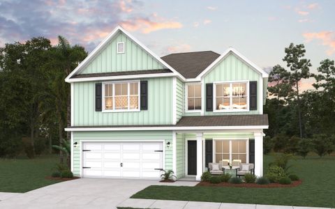 New construction Single-Family house 108 Abercom Place Dr, Moncks Corner, SC 29461 plan Broughton - Single Family Homes - image