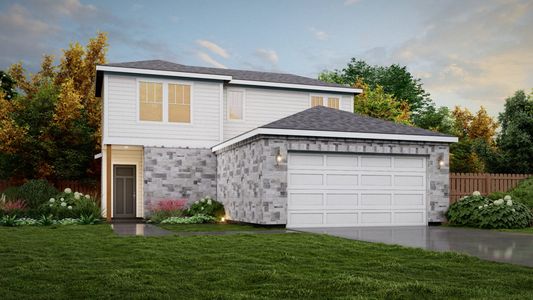 New construction Single-Family house 233 Gathering Dr, San Antonio, TX 78253 plan Pine View - image