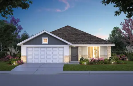 New construction Single-Family house 25578 Roy Rogers Ct, Splendora, TX 77372 plan Redwood - image