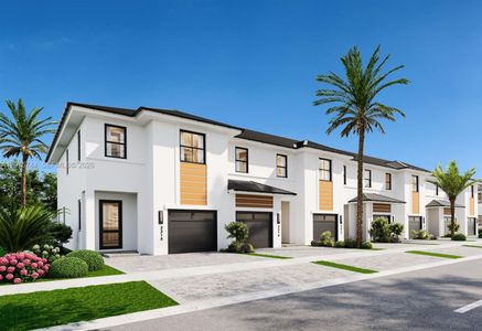 New construction Townhouse house 14819 Bethune Dr, Miami, FL 33176 - image