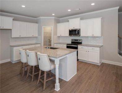 New construction Townhouse house 5377 Gray Birch Bnd, Flowery Branch, GA 30542 - image 3