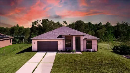 New construction Single-Family house 861 Bancroft, Lehigh Acres, FL 33974 - image