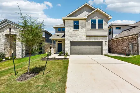 New construction Single-Family house 156 White Horses Dr, Kyle, TX 78640 plan Carson - image