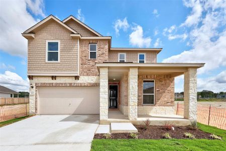 New construction Single-Family house 213 Skipping Stone Run, Georgetown, TX 78628 - photo 0