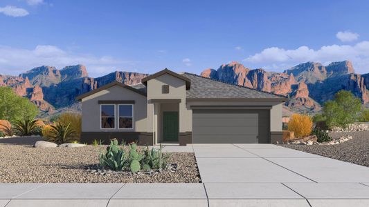 New construction Single-Family house 162 S Boniface Ln, Casa Grande, AZ 85122 plan Saguaro - image