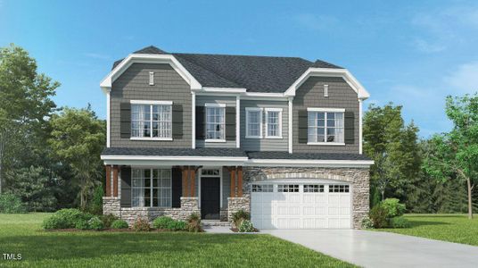 New construction Single-Family house 500 Ocean Jasper Drive, Holly Springs, NC 27540 Galvani- photo 0