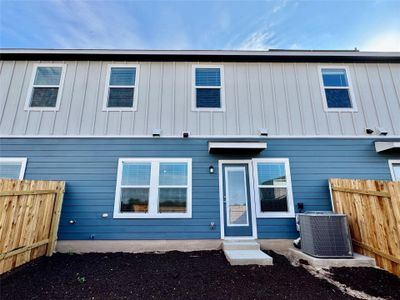 New construction Townhouse house 134 Cinnabar Ln, Unit 3, Kyle, TX 78640 plan The Barton (147) - image