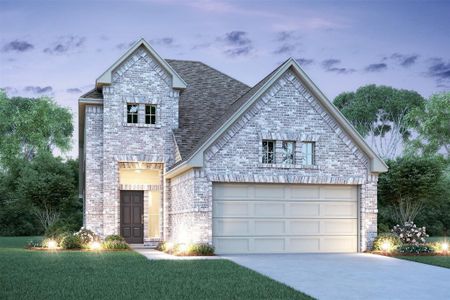 New construction Single-Family house 23122 Birmingham Grove Lane, Tomball, TX 77375 Rochester- photo 0