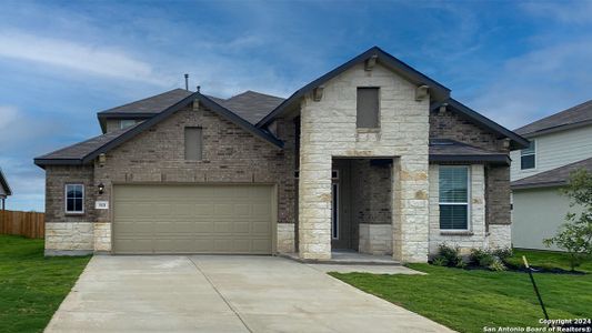 New construction Single-Family house 311 Trojan Creek, Cibolo, TX 78108 The Hondo- photo 0