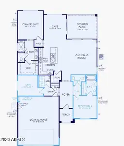 New construction Single-Family house 6394 W Honors Wy, Florence, AZ 85132 plan Sanctuary - image